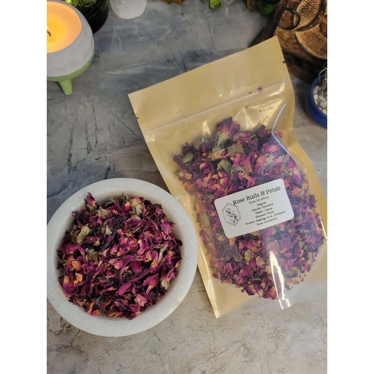 Rose Buds & Petals 1oz -Herbs & Spices