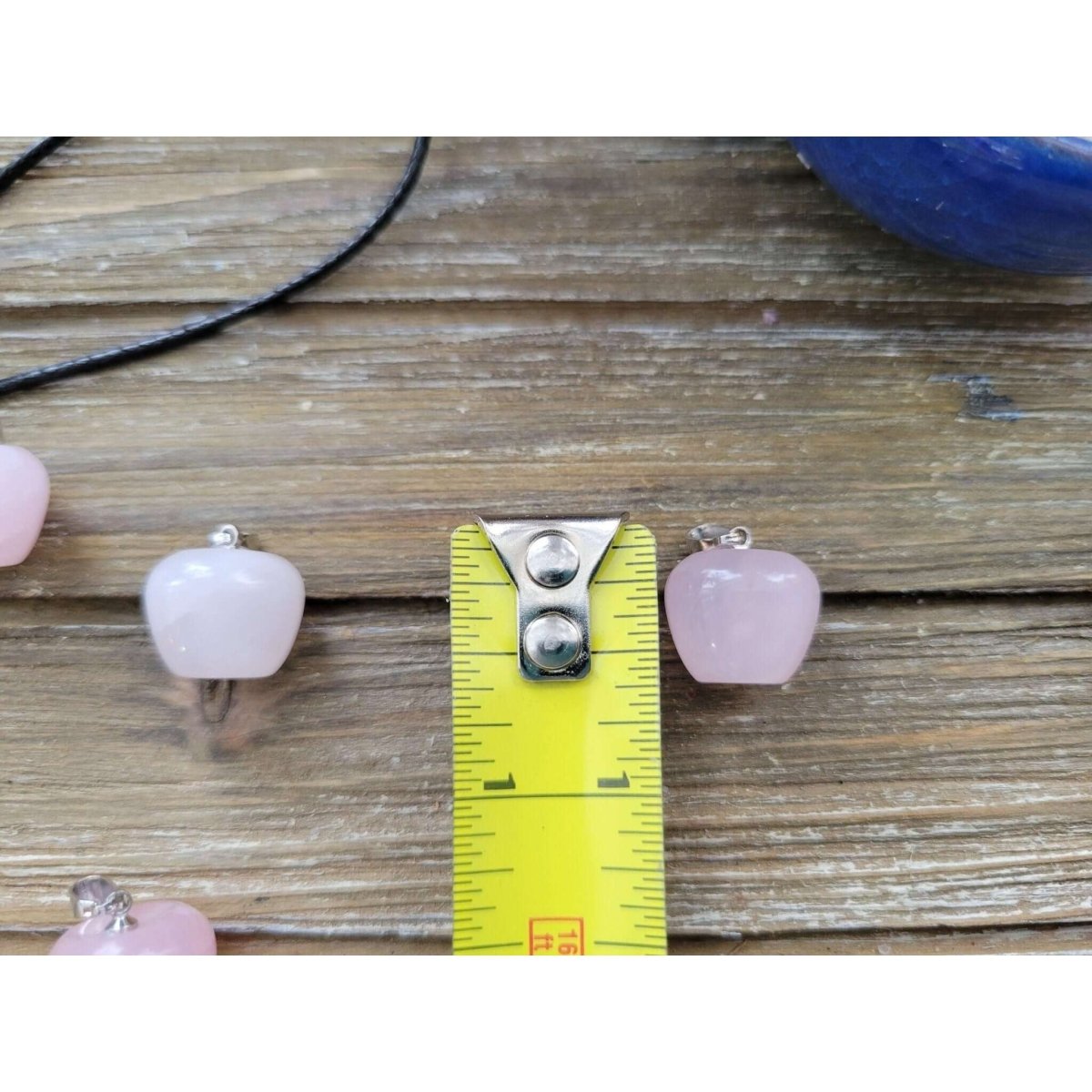 Rose Quartz Pendants, Apple Crystal Pendant, Crystal Healing Pendants -crystal pendant