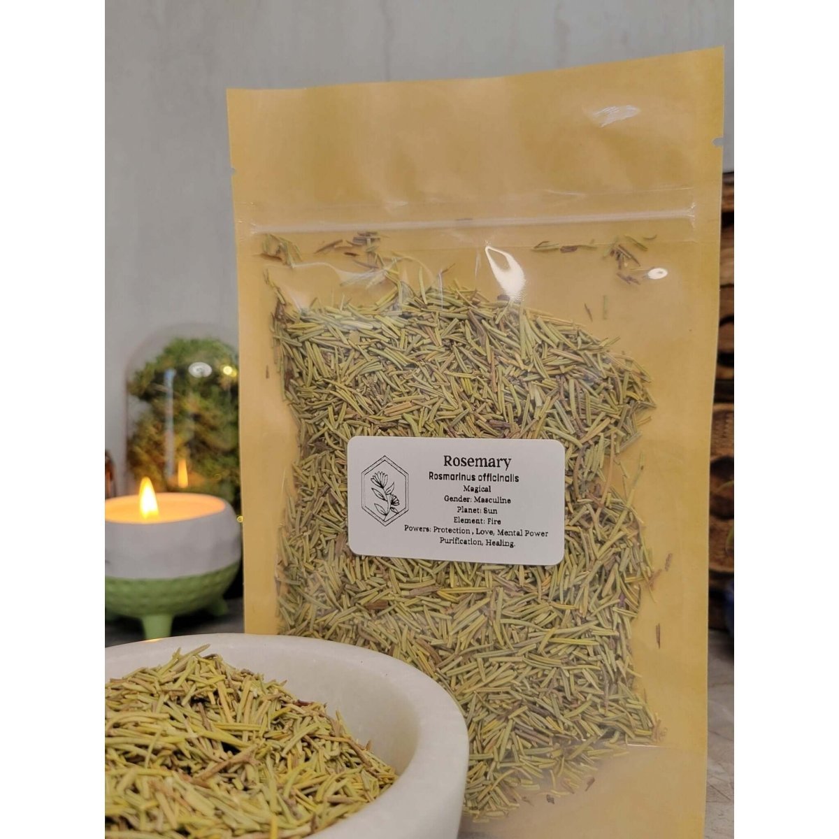 Rosemary, Whole, 1oz -Herbs & Spices