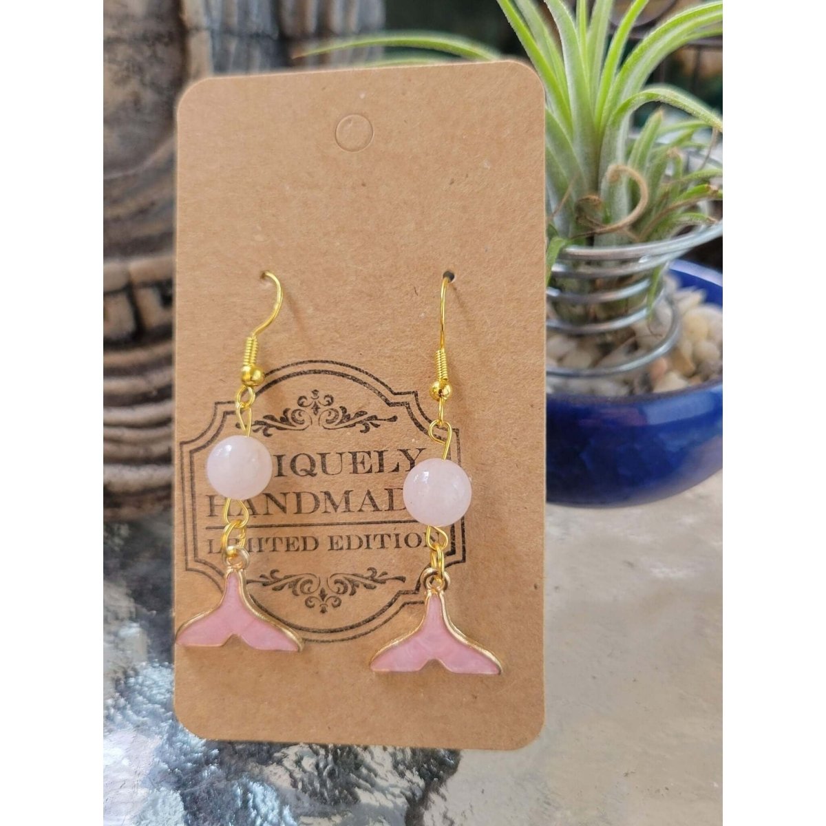 Sea Theme , Sea Witch Bohemian Style Dangle Earrings -