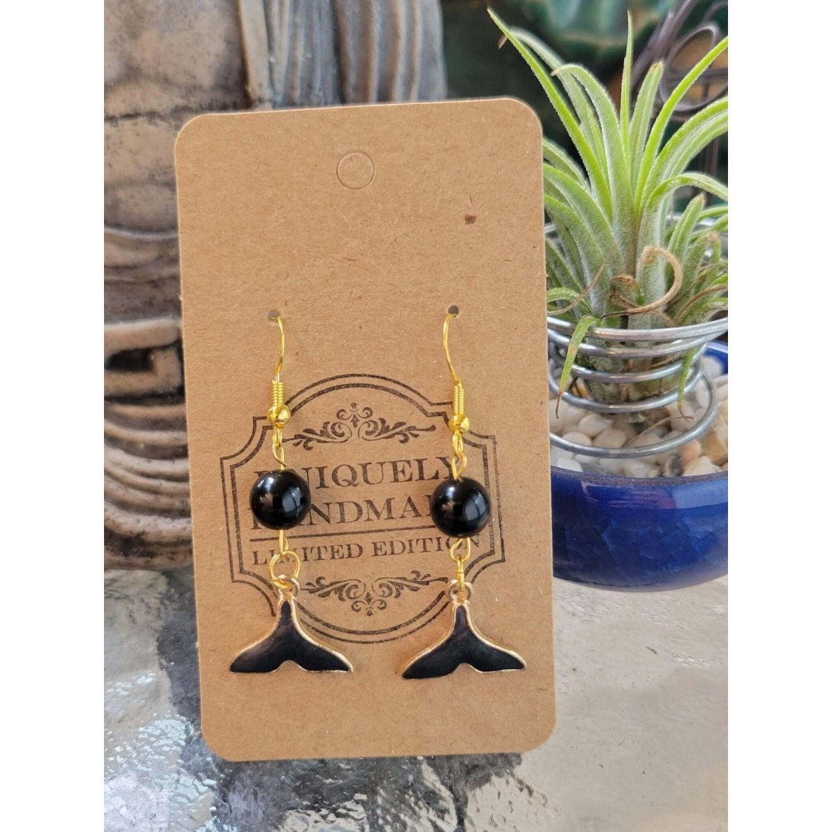 Sea Theme , Sea Witch Bohemian Style Dangle Earrings -