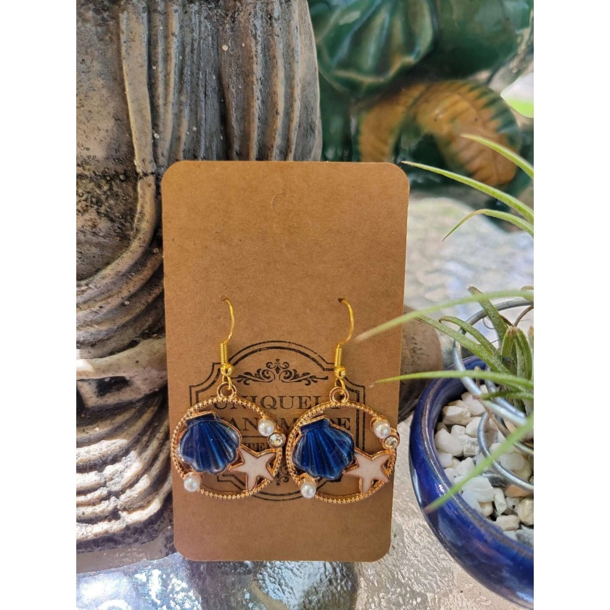 Sea Theme , Sea Witch Earring ,Bohemian Style Dangle Earrings -