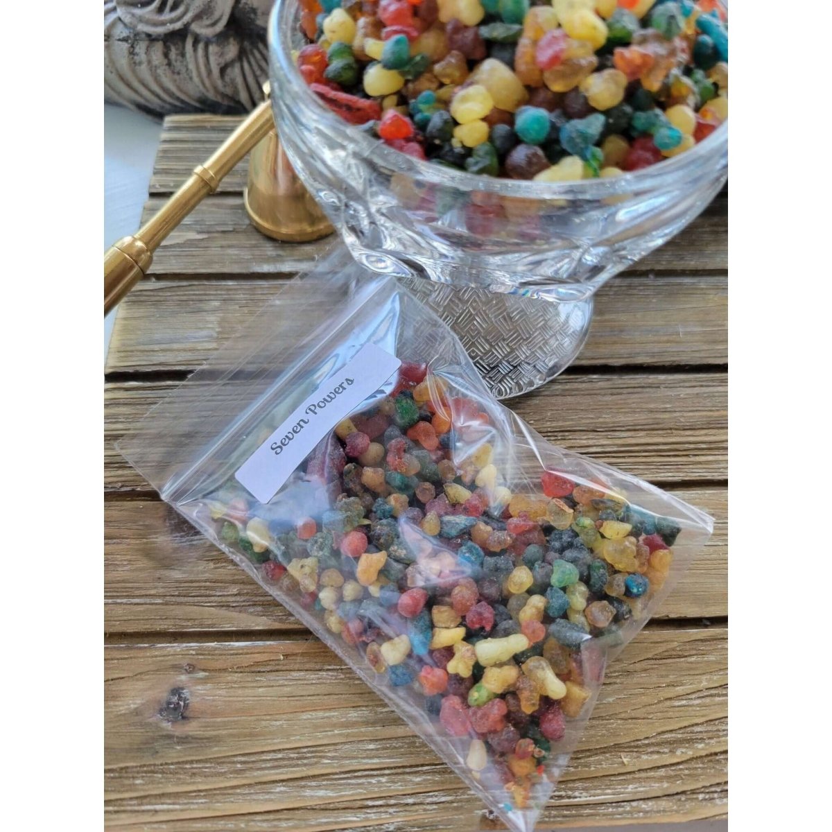 Seven Powers Resin Incense 1 Oz / Seven African Powers -