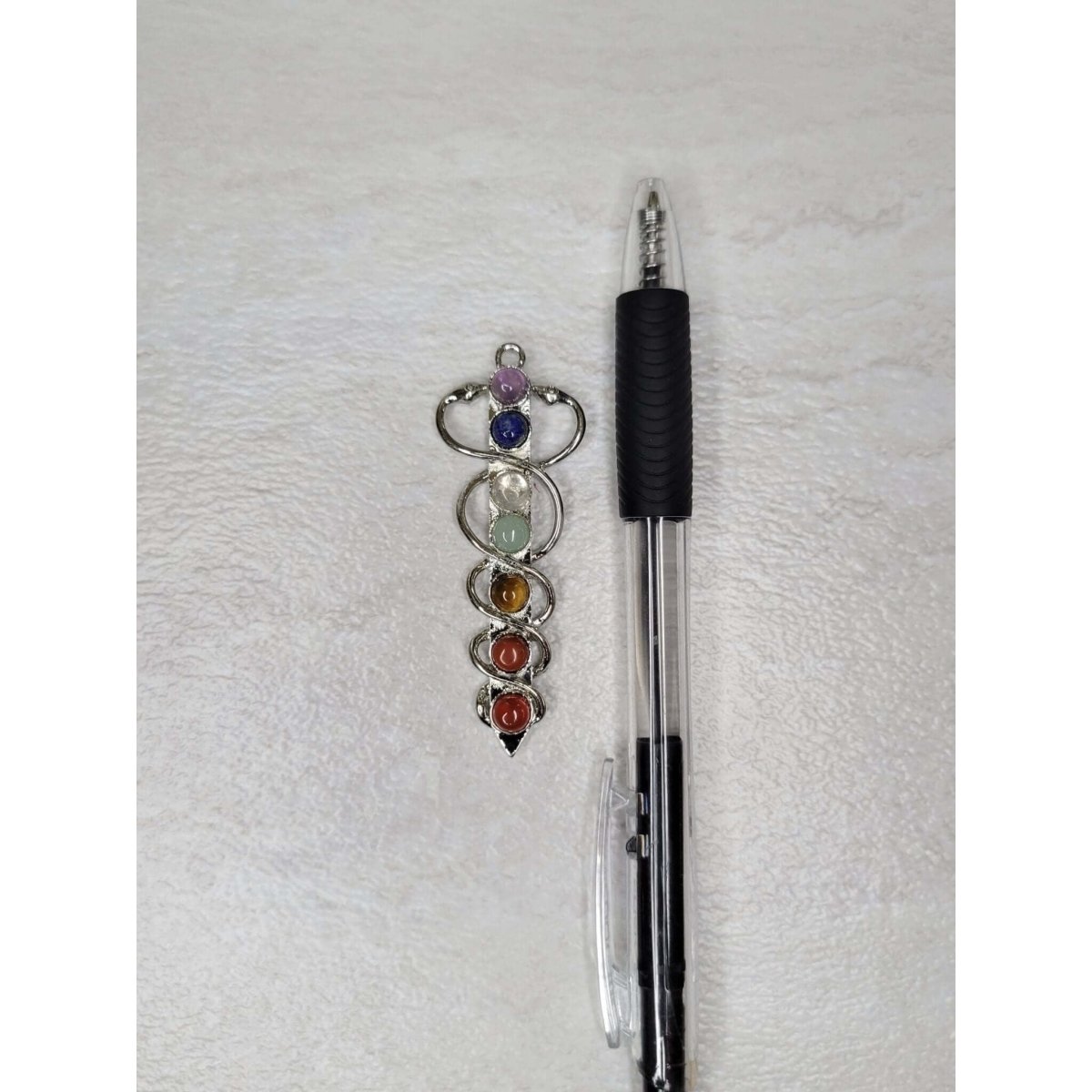 Snake Chakra Pendant , Reiki , Snake Pendant -Charms & Pendants