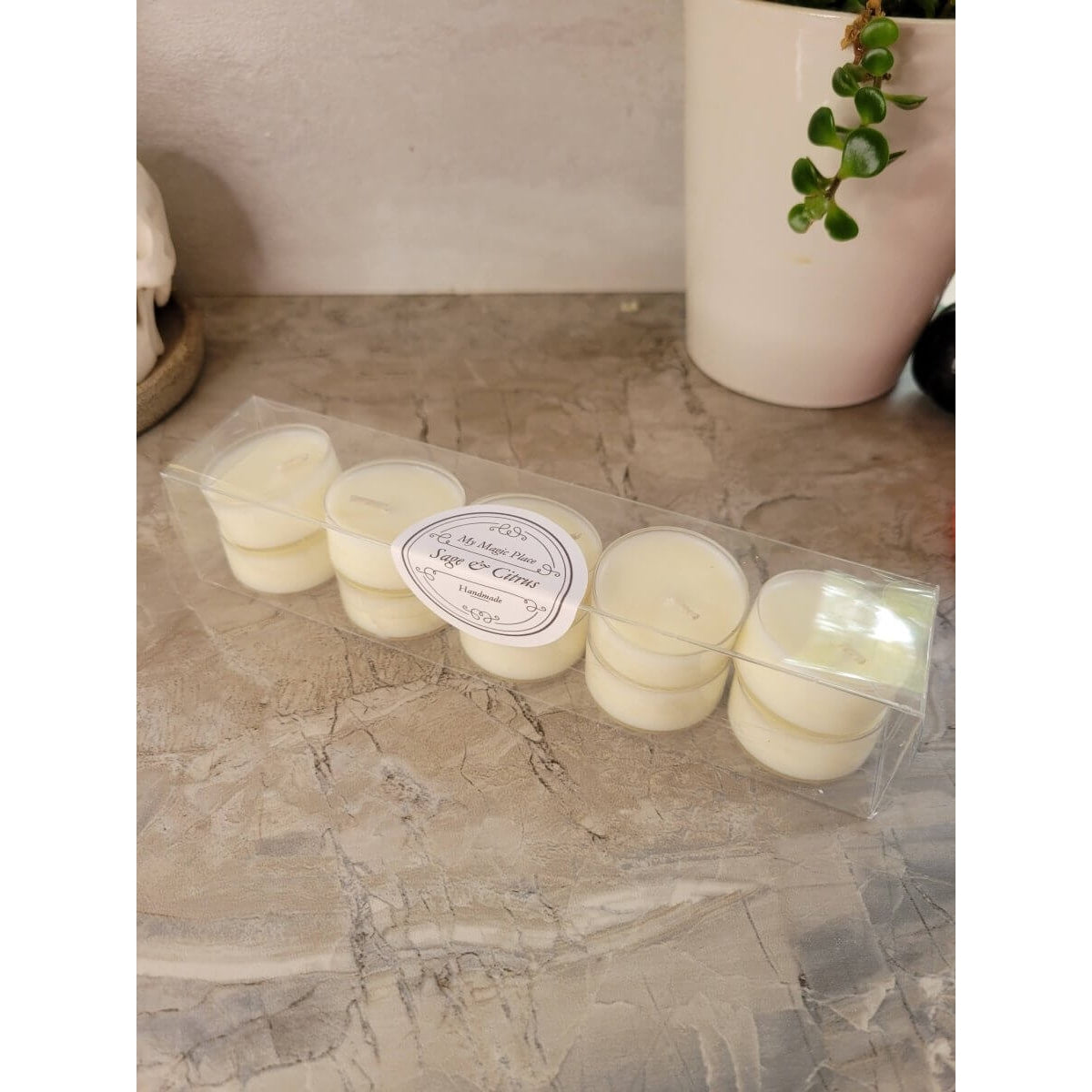 Soy Wax 10 Pack Scented tea light candles , Pack of 10 Candles -