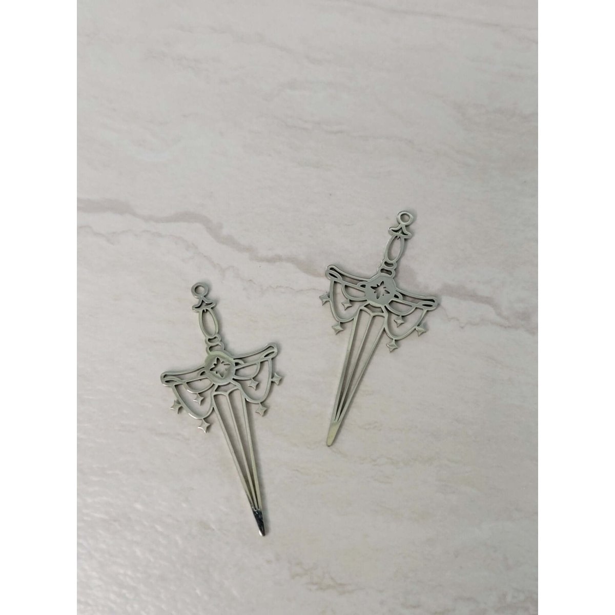 Sword Silver Charm , Sword Pendants Witchy Charms -Charms & Pendants