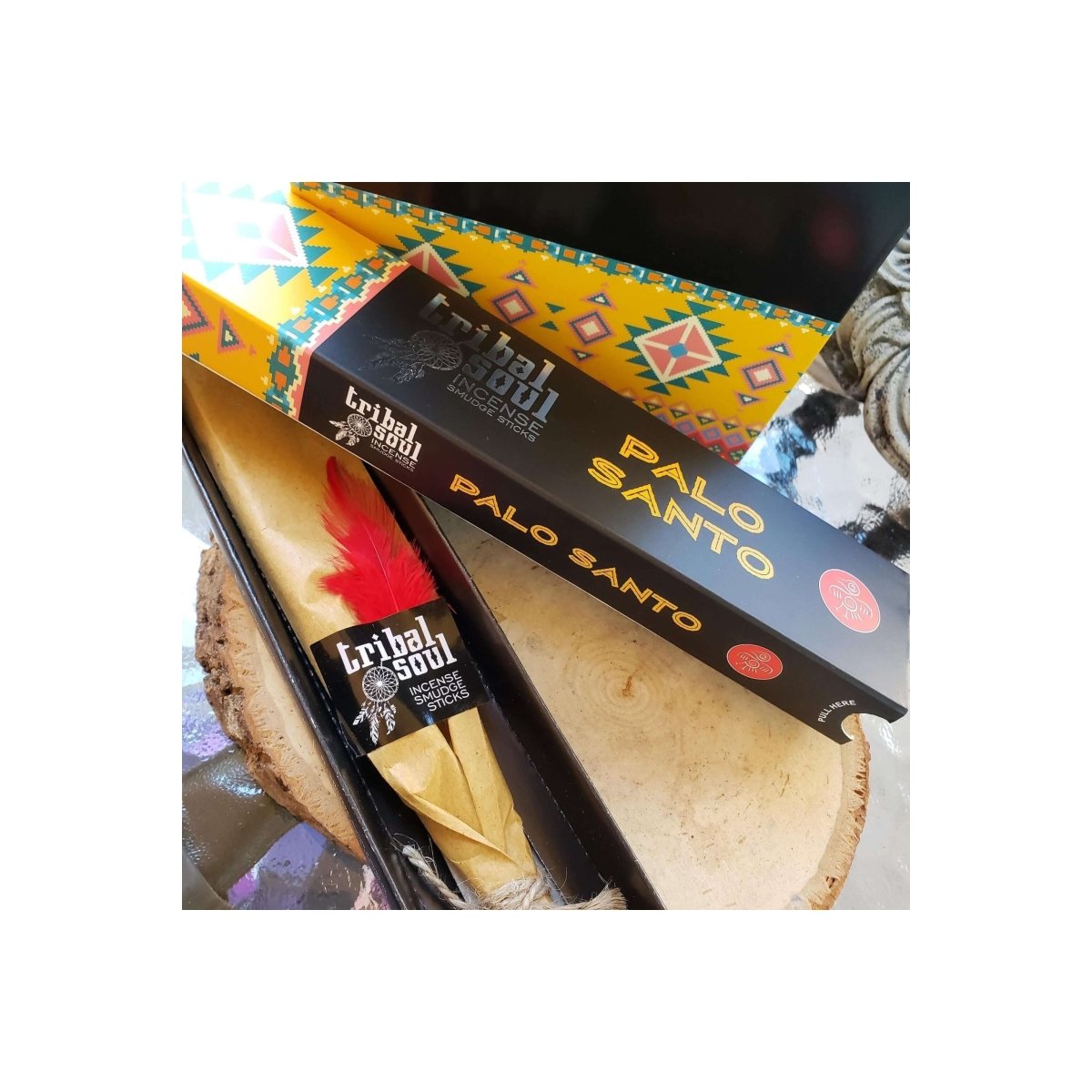 Tribal Soul Incense Sticks, Palo Santo, White Copal Stick Incense ,Smudge Sticks , Altar Incense -