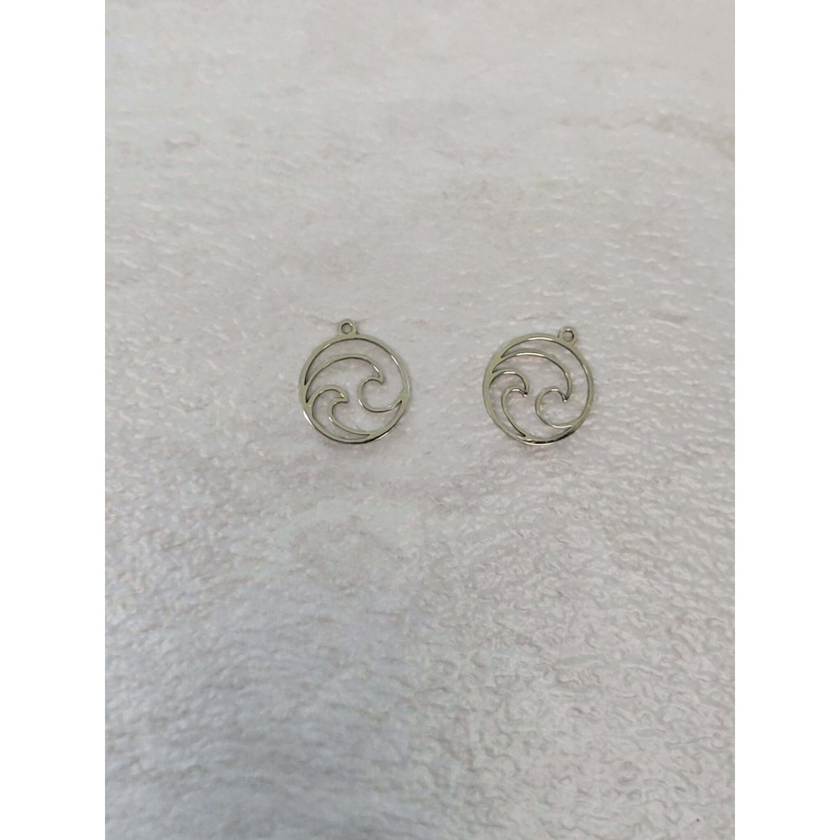 Waved small charm, Wave Pendants Witchy Charms, Sea Chams -Charms & Pendants