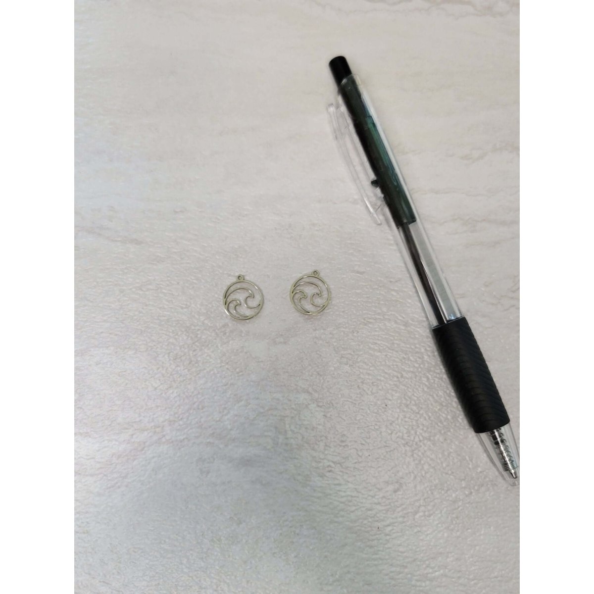 Waved small charm, Wave Pendants Witchy Charms, Sea Chams -Charms & Pendants