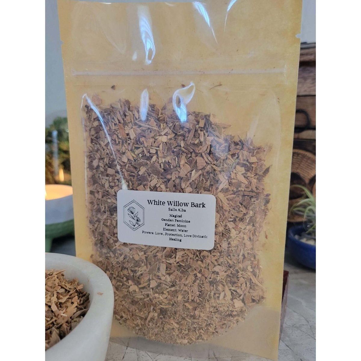 White Willow Bark, Cut & Sifted 1oz -Herbs & Spices