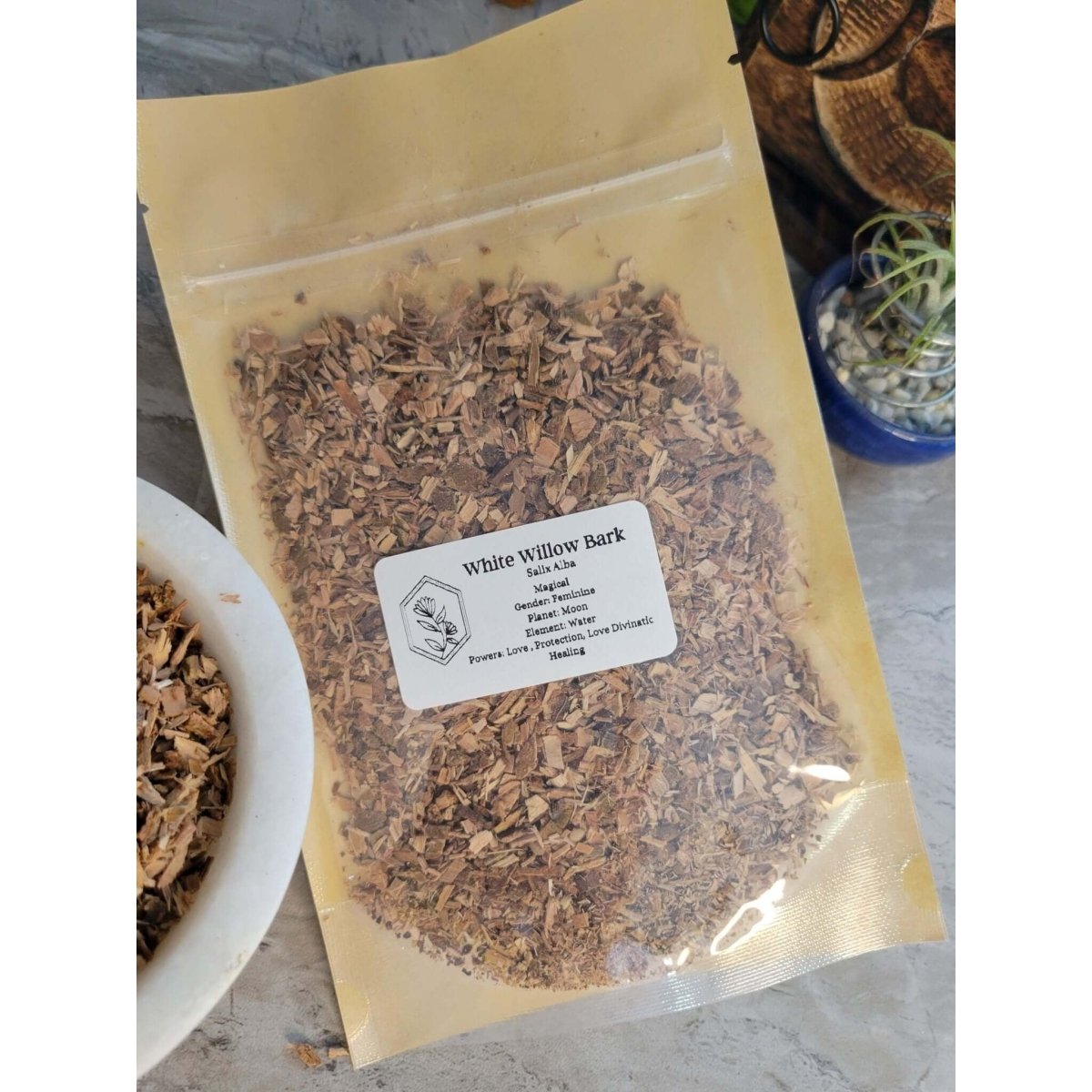 White Willow Bark, Cut & Sifted 1oz -Herbs & Spices