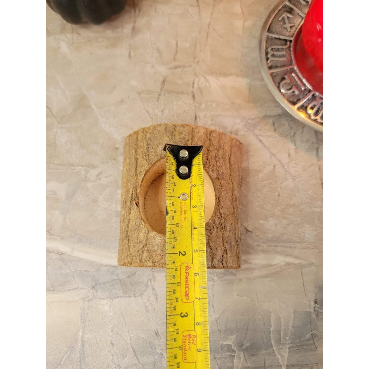 Wooden Natural Candle Holder, Tealight Candlestick Holder -Candle Holders