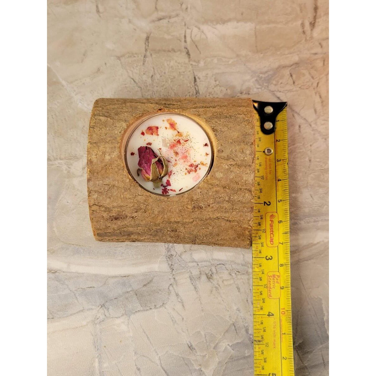 Wooden Natural Candle Holder, Tealight Candlestick Holder -Candle Holders