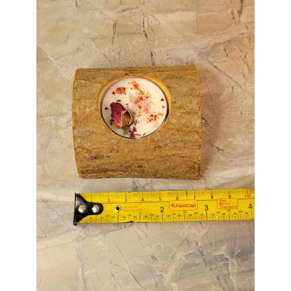 Wooden Natural Candle Holder, Tealight Candlestick Holder -Candle Holders