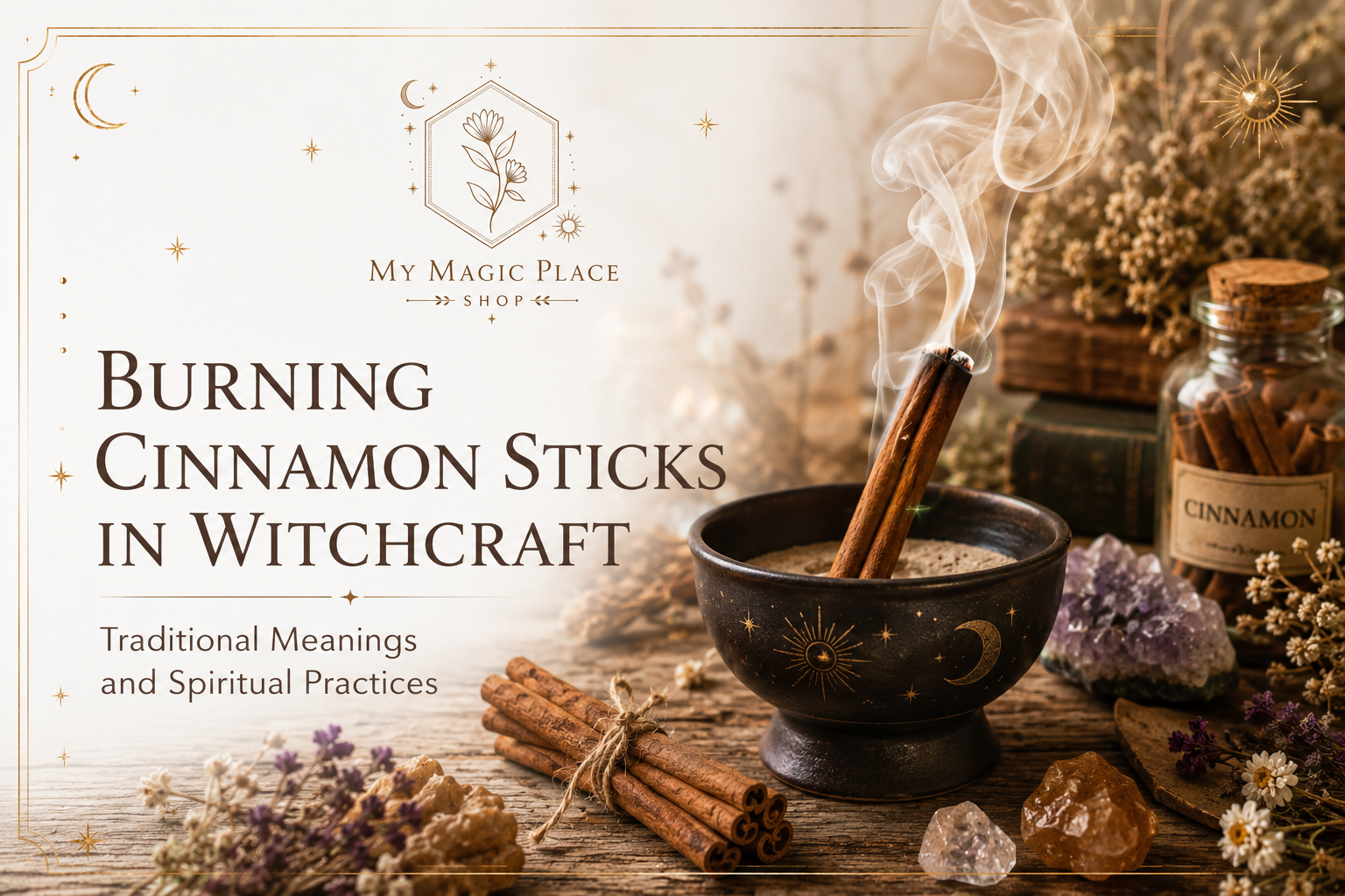 Burning Cinnamon Sticks in Witchcraft: Traditional Meanings and Spiritual Practices