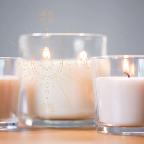 GLASS CANDLE HOLDER