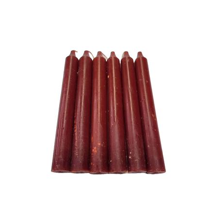 Brown 6-Inch Spell Candle   Pack of 6 Candles