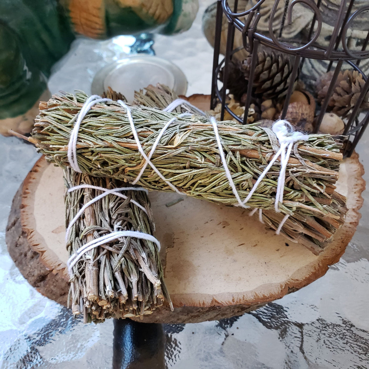 California Rosemary Smudge Sticks 4" inch Cleanse House Cleanse