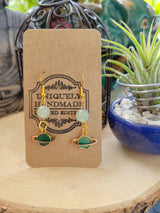 Planet Crystal Drop Earrings: Witch Jewelry Charm