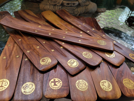 Zodiac Signs Wood Burner 10"L