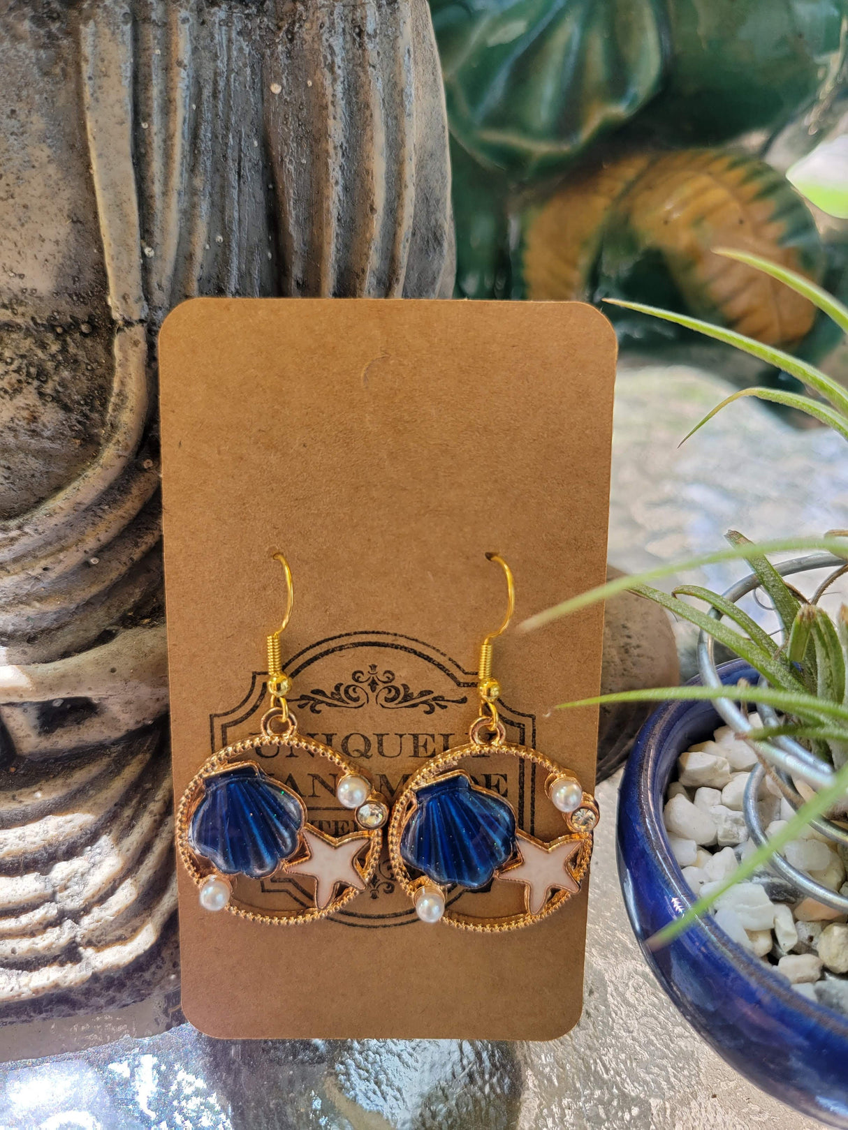 Sea Theme , Sea Witch Earring ,Bohemian Style Dangle Earrings