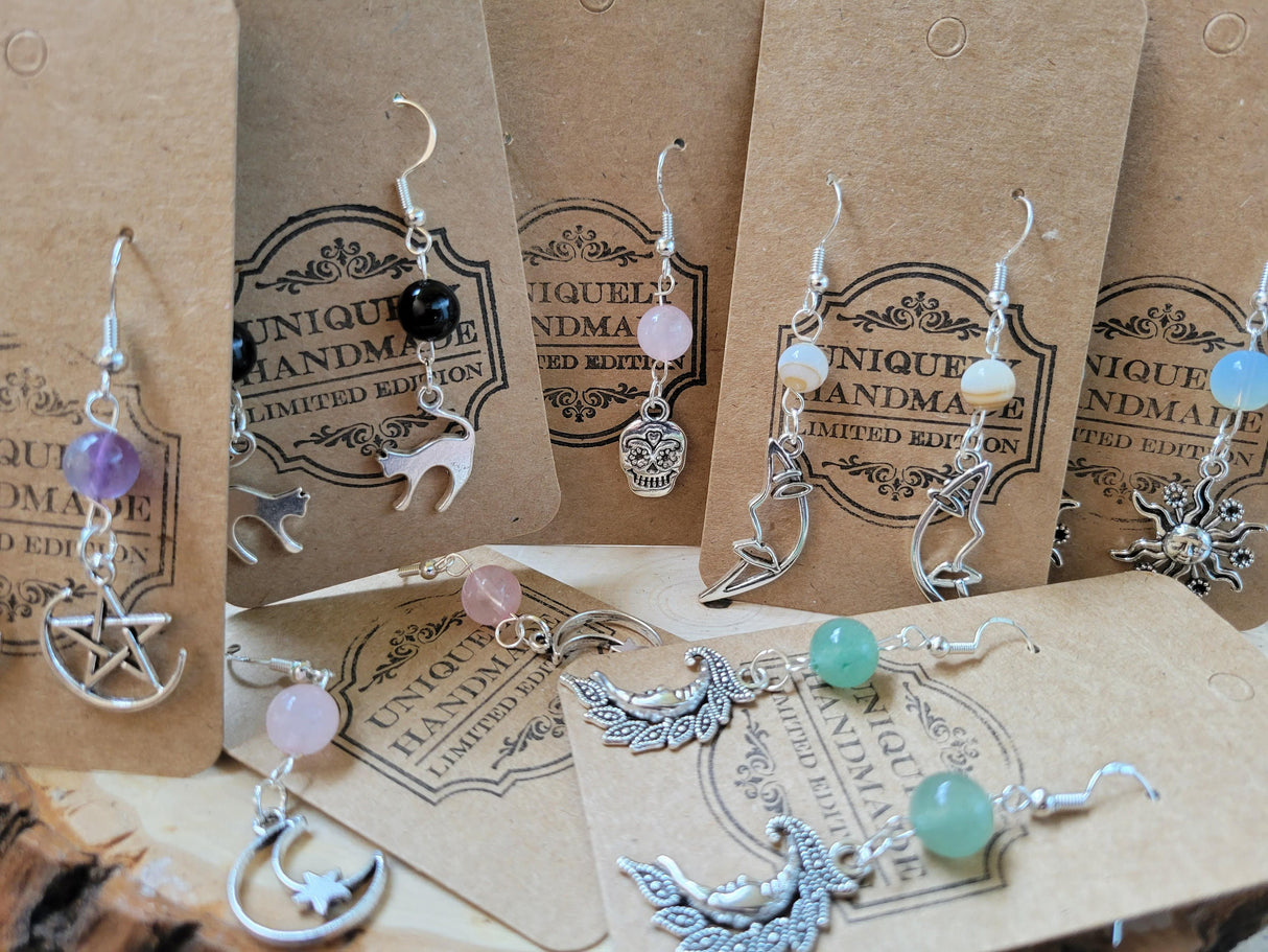Crystal Drop Earrings: Charm Dangle Earrings, Hypoallergenic Hooks