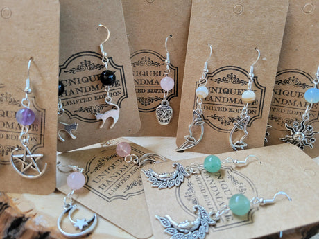Crystal Drop Earrings: Charm Dangle Earrings, Hypoallergenic Hooks