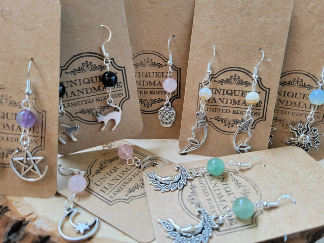 Crystal Drop Earrings: Charm Dangle Earrings, Hypoallergenic Hooks