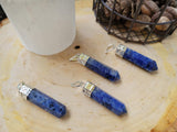 Single point Pencil Pendant Green Aventurine/Fluorite/Pyrite/Black Tourmaline