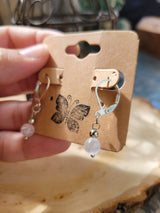 Selenite Earrings, Dangle Earrings , Crystal Jewelry