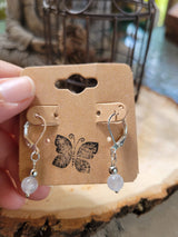 Selenite Earrings, Dangle Earrings , Crystal Jewelry