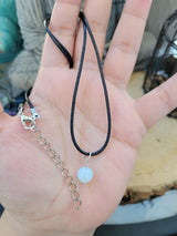 Handmade Crystal Bead Pendant Necklace