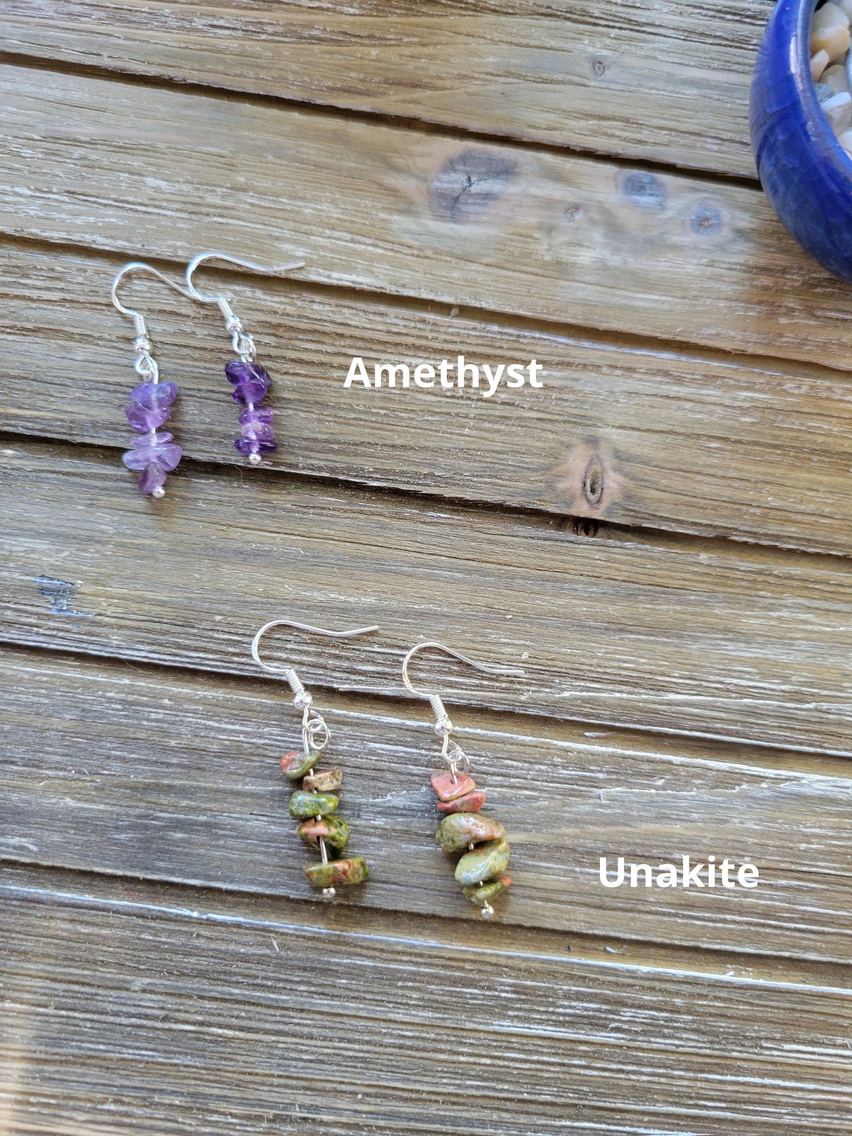 Bohemian Crystal Drop Earrings: Stacked Gemstone Dangle Jewelry
