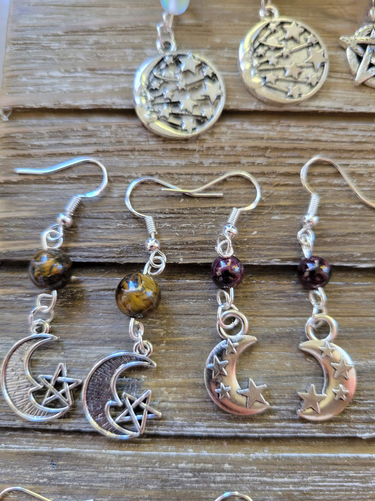 Crystal Charm Drop Earrings: Hypoallergenic Dangle Earrings