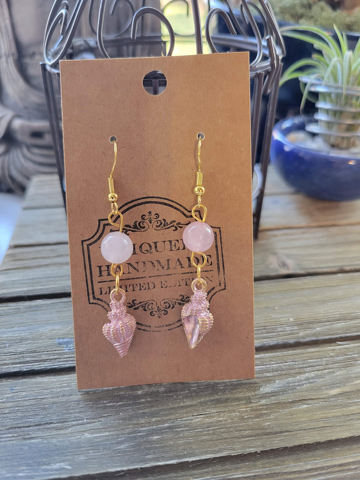 Seashell Charm Earrings: Aphrodite Sea Witch Jewelry