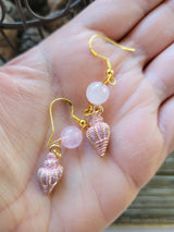Seashell Charm Earrings: Aphrodite Sea Witch Jewelry