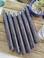 Black Taper Candles: 6-Inch Elegant Candle Set