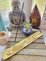 Metal Golden Sun/Moon Rays of Starts Stick/Cone Burner