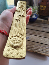 Metal Golden Sun/Moon Rays of Starts Stick/Cone Burner