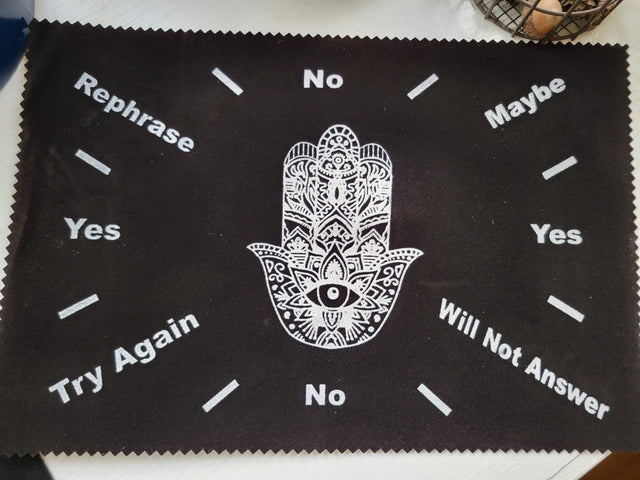 Hand of Compassion Pendulum Mat 8"x12"