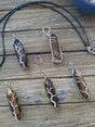 Tiger Eye Wire Wrapped Pendant: Tree of Life Crystal Jewelry