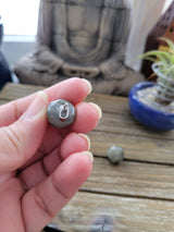 Labradorite Apple Pendant: Crystal Necklace with Cord