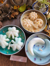 Soy Candles with Crystal chips 8 oz ,Aromatherapy/Candle - Handmade Tin Jar