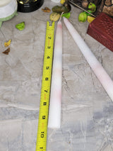 Multi-Color Drip Taper Candles - Home Decor (Pack of Two)