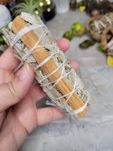 White sage & cinnamon smudge stick