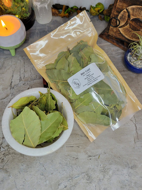 Bay Leaf, whole 1oz, magical herbs, decoration herbs