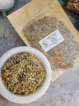 Yarrow flower, cut & sifted 1oz, dried flower, magical flowers