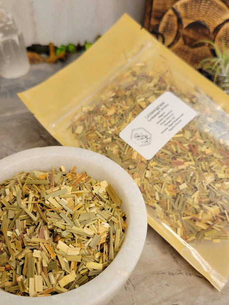 Lemongrass, cut & sifted 1oz, decoration herbs, magical herbs