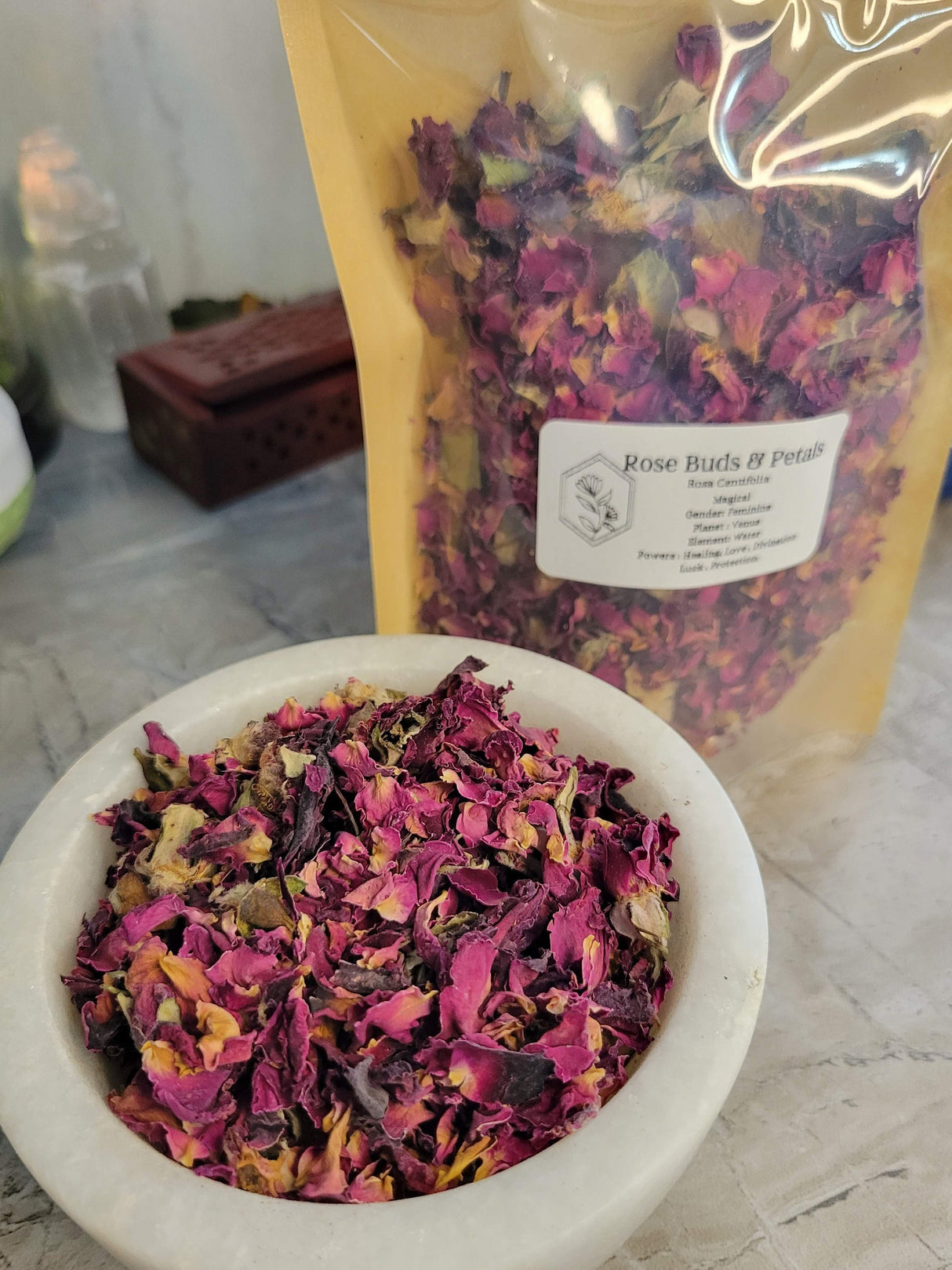 Rose Buds & Petals 1oz, dried flowers, decoration flower, magical flowers