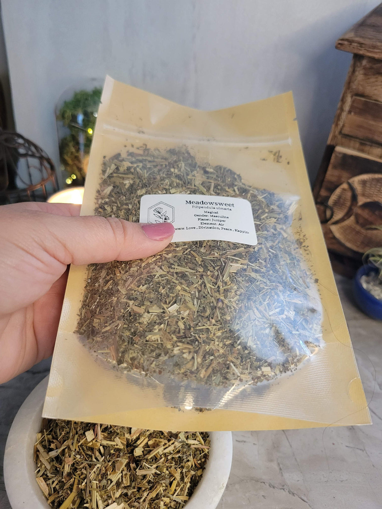Meadowsweet Dried Herbs - Magical, Decoration (1oz)